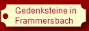 Gedenksteine in 
Frammersbach