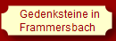 Gedenksteine in 
Frammersbach